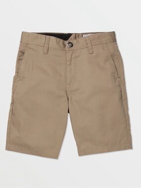Volcom Youth Classic Khaki Shorts - Tan NWT